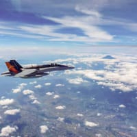 富士山とオーストラリア空軍F/A-18（Image：Commonwealth of Australia, Department of Defence）