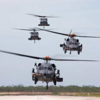 フロリダ州ウエストパームビーチの試験場で飛行するHH-60W（Image：Lockheed Martin）