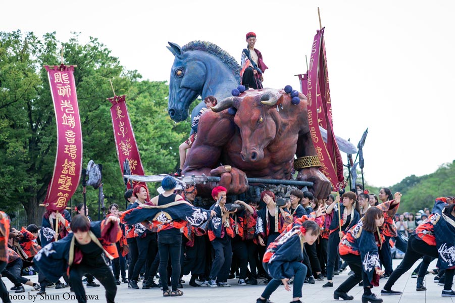 藝祭で話題の牛頭馬頭神輿　静岡県伊東市「まぼろし博覧会」で公開決定