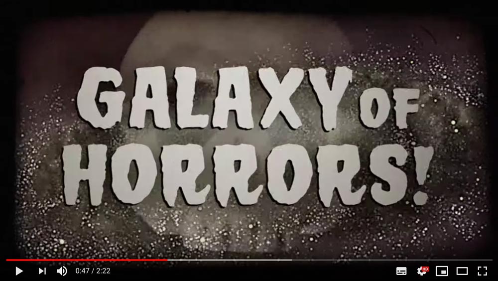 NASAのハロウィンは「恐怖の星」　実在する星をモチーフにホラー映画風ポスターと映像公開