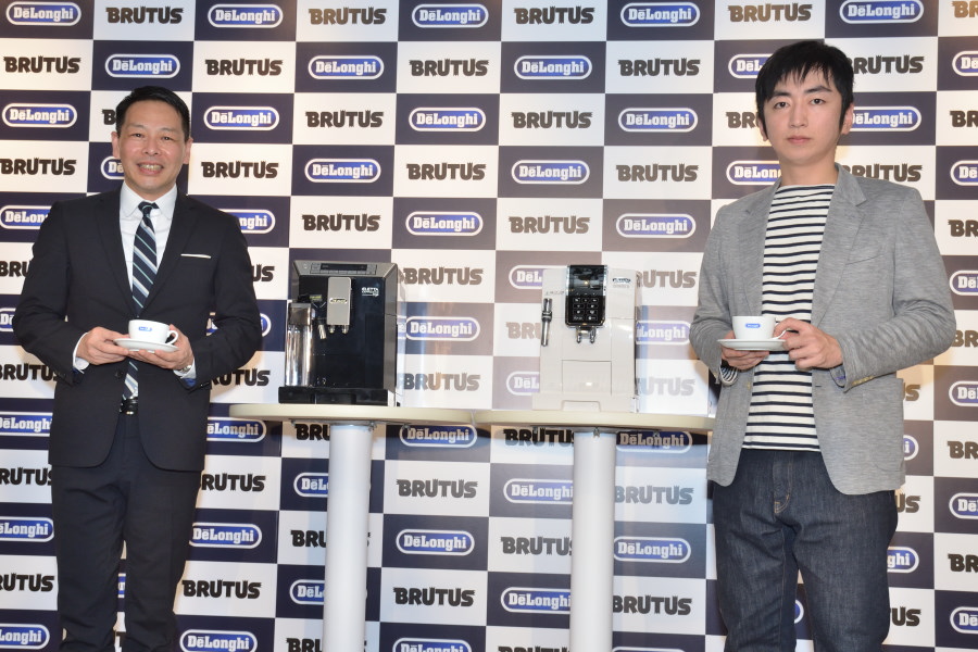 松浦弥太郎と羽田圭介がコーヒーを語る　デロンギ×BRUTUSトークイベント