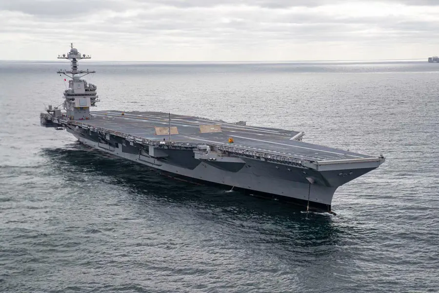アメリカ最新空母ジェラルド・R・フォード高速旋回試験を実施 | おたく