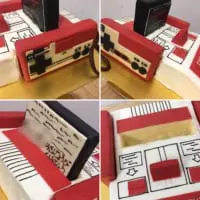 ケーキの角度色々