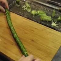 蛇腹のようなきゅうり