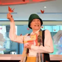 キットカットのイベントにノッポさんが登場