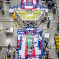 組み立て作業中のX-59 QueSST（Image：Lockheed Martin）