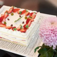 定番のショートケーキ