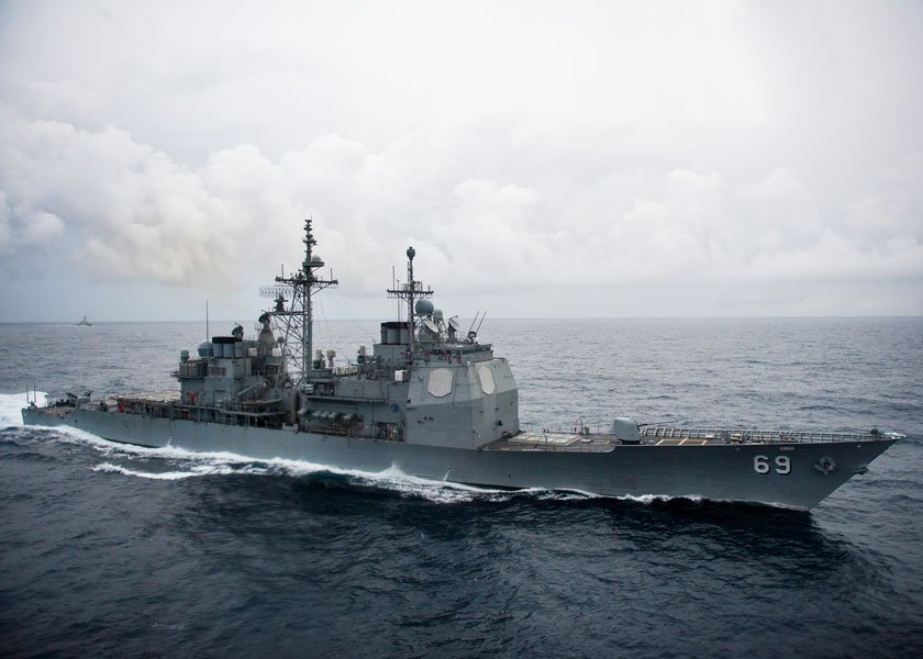 アメリカ巡洋艦ヴィックスバーグ　総額190億円で近代化改修