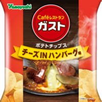 「ポテトチップス　ガスト チーズINハンバーグ味」（標準小売価格：140円）