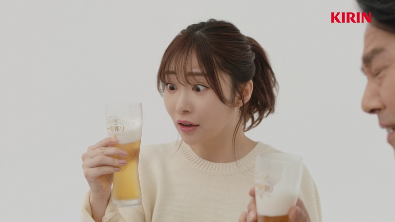 指原莉乃がビール系広告に初登場　キリン「一番搾り」新CM