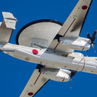 グアムに到着した第601飛行隊のE-2C（Image：USAF）