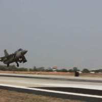 離陸するLCAテジャス（Image：インド国防省）