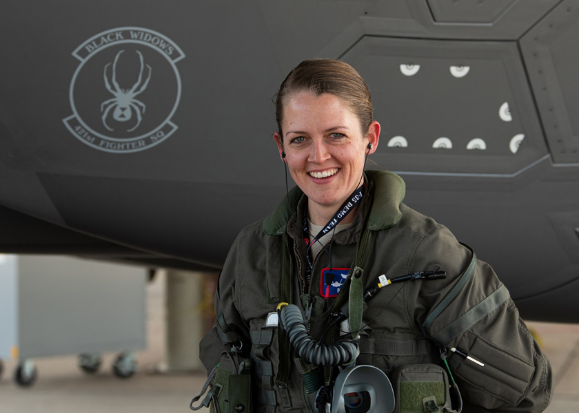 2代目は女性パイロット！　アメリカ空軍F-35Aデモンストレーションチーム
