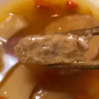 和風ハンバーグの断面