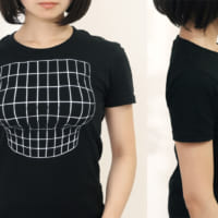 「妄想マッピングＴシャツ／Illusion grid」（3300円／税込）