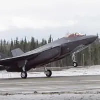 イールソン空軍基地に到着した第356戦闘飛行隊のF-35A（Image：USAF）