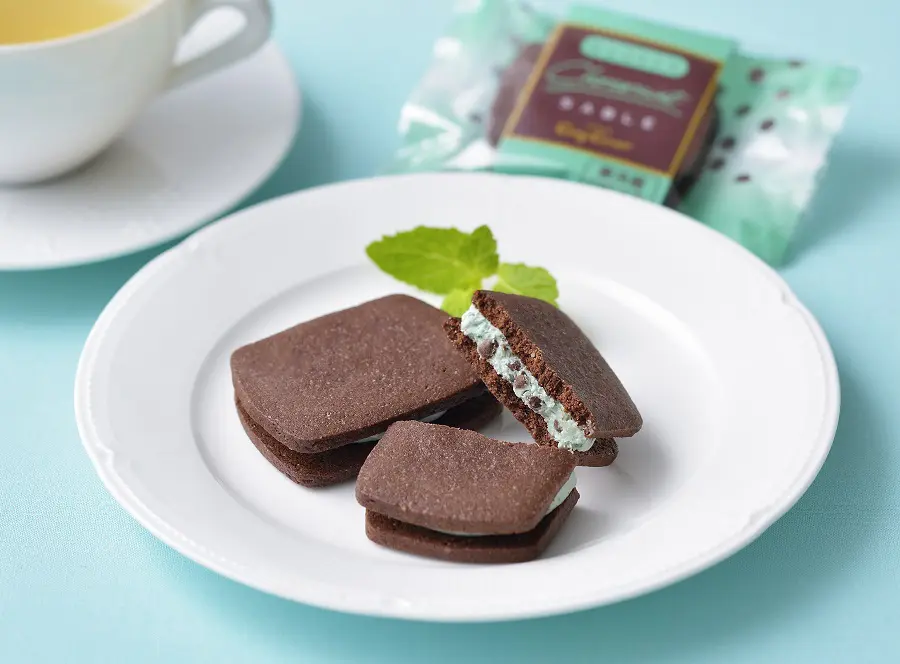 チョコミン党歓喜な「チョコミントサブレ」銀座コージーコーナー