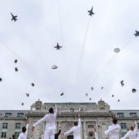 2020年のアメリカ海軍士官学校卒業式（Image：U.S.Navy）