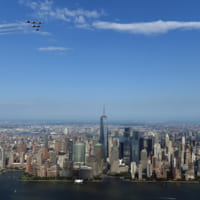 マンハッタン上空を飛ぶサンダーバーズ（Image：USAF）