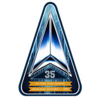 アメリカ空軍宇宙軍団35周年ロゴ（Image：USAF）