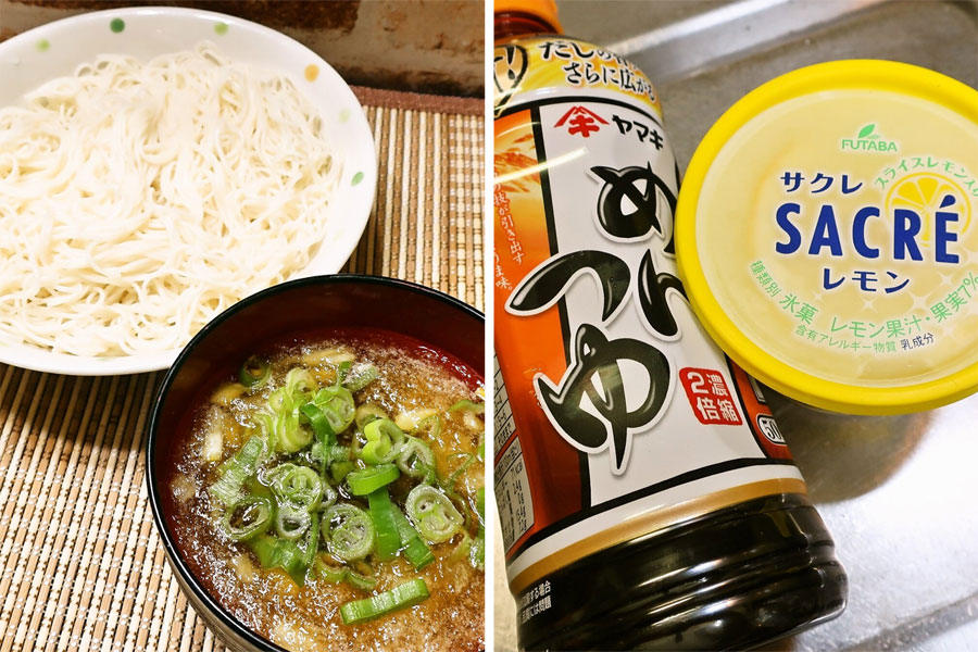 そうめんつゆの最適解は「サクレレモン＋めんつゆ＝サクレレモンつゆそうめん」　さっぱりヒンヤリ美味しそう！