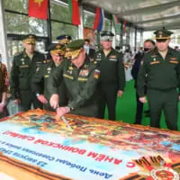 ハリコフ解放記念日のデコレーションケーキ（Image：ロシア国防省）