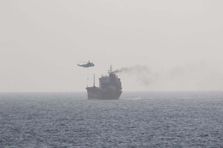 イランが民間船を軍事活用　アメリカ軍が非難声明