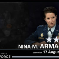 アメリカ宇宙軍で初めて中将となったニナ・アルマーニョ氏（Image：USSF）
