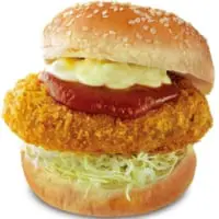 黒毛和牛を使用した「浅草コロッケバーガー」（税込350円）