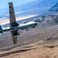 ネバダ州を飛行するMQ-9（Image：USAF）