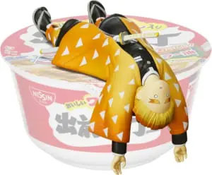 鬼滅の刃」の名シーンがフィギュアに！チキンラーメンとコラボ