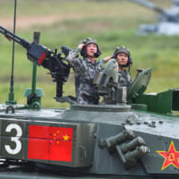 第2位の中国チーム（Image：ロシア国防省）