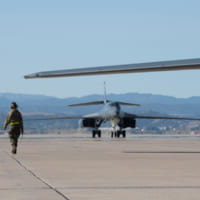 航空自衛隊との共同訓練から帰還したB-1B（Image：USAF）