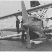 空母ラングレーでのカーチスF6C着艦事故（Image：U.S.Navy）