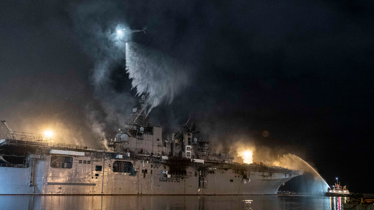 アメリカ強襲揚陸艦ボノム・リシャール　大火災からの修復を断念し退役・解体へ