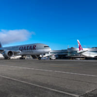 カタール航空に納入されたボーイング777F（Image：Boeing）