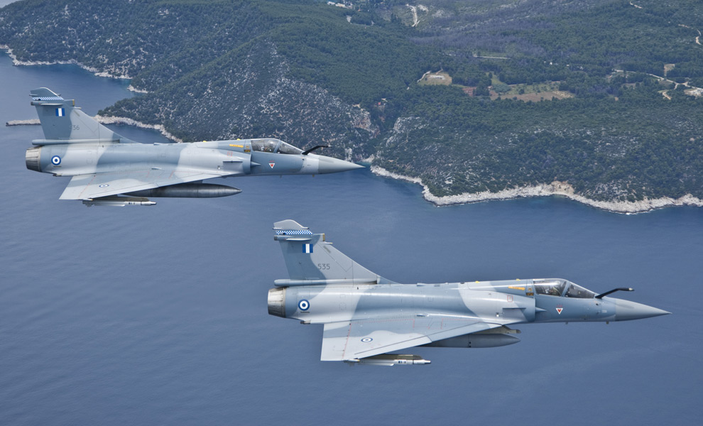 ギリシャ空軍のミラージュ2000-5（Image：ギリシャ空軍）