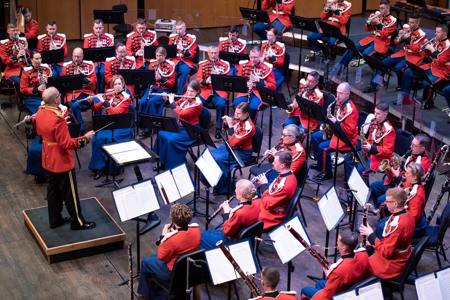 海兵隊音楽隊のコンサート（Image：USMC）