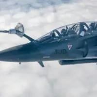 イギリス空軍ボイジャーから空中給油を受けるミラージュ2000D（Image：Crown Copyright 2021）