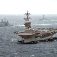 南シナ海入りしたセオドア・ルーズベルト空母打撃群（Image：U.S.Navy）