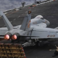 空母セオドア・ルーズベルトから発艦するF/A-18E（Image：U.S.Navy）