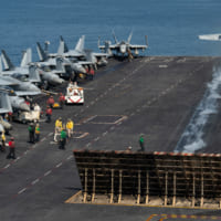 ニミッツから発艦するVFA-137のF/A-18E（Image：U.S.Navy）