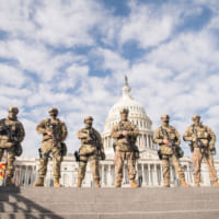連邦議会で警備にあたる州兵（Image：U.S.National Guard）