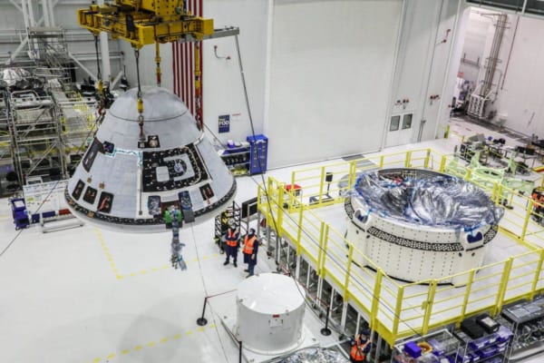 打ち上げ前準備が進むスターライナー（Image：Boeing）