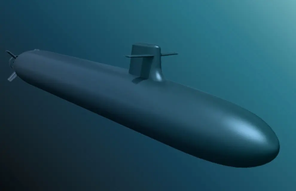 フランスの次世代弾道ミサイル原潜（SNLE 3G）想像図（Image：フランス軍事省）