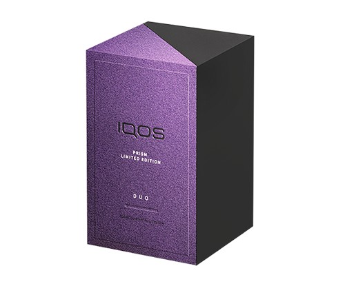 IQOS 3 DUO “プリズム”モデルのパッケージ