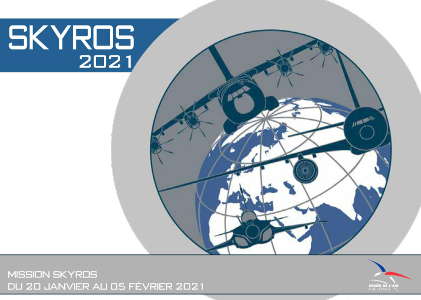 「Skyros」リーフレットの表紙（Image：フランス航空宇宙軍）
