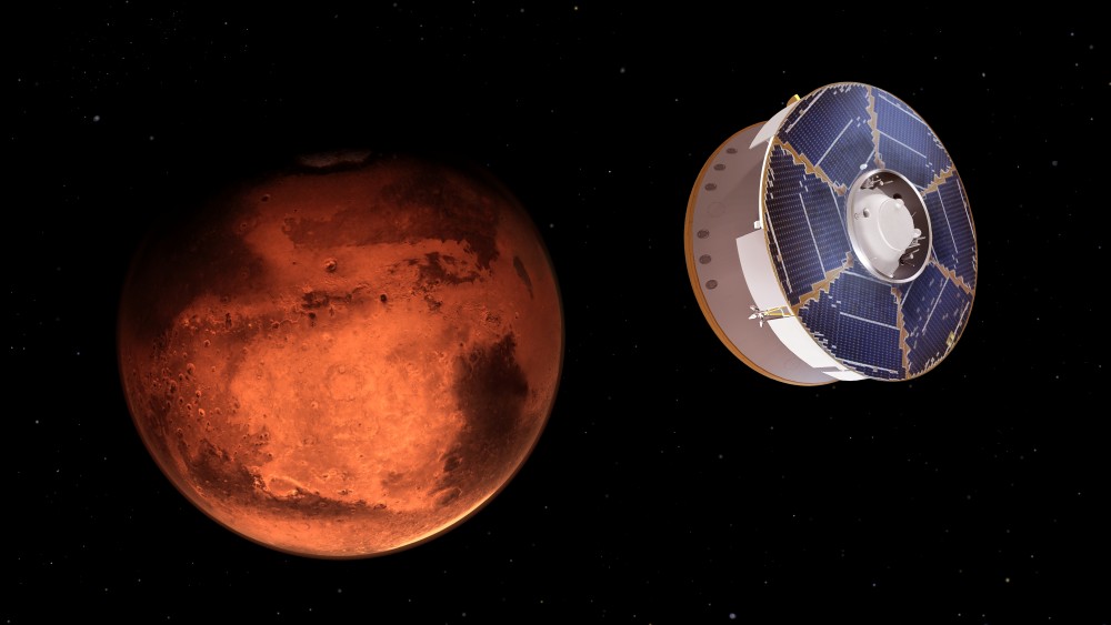 火星に接近するMARS 2020（Image：NASA）