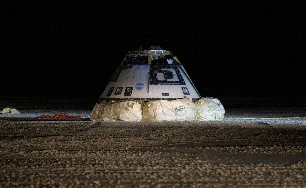 ホワイトサンズに帰還したスターライナー（Image：NASA）