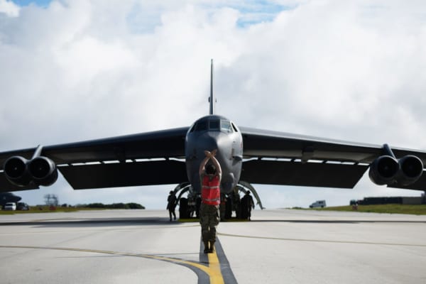 グアムに到着した第96爆撃飛行隊のB-52H（Image：USAF）